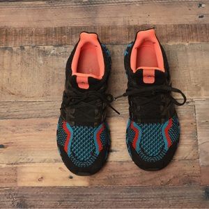 Adidas Ultraboost Black red Blue 8.0